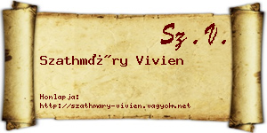 Szathmáry Vivien névjegykártya